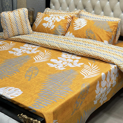 7Pc Printed Comforter Set Bed Sheet | 11 Colors | IZM