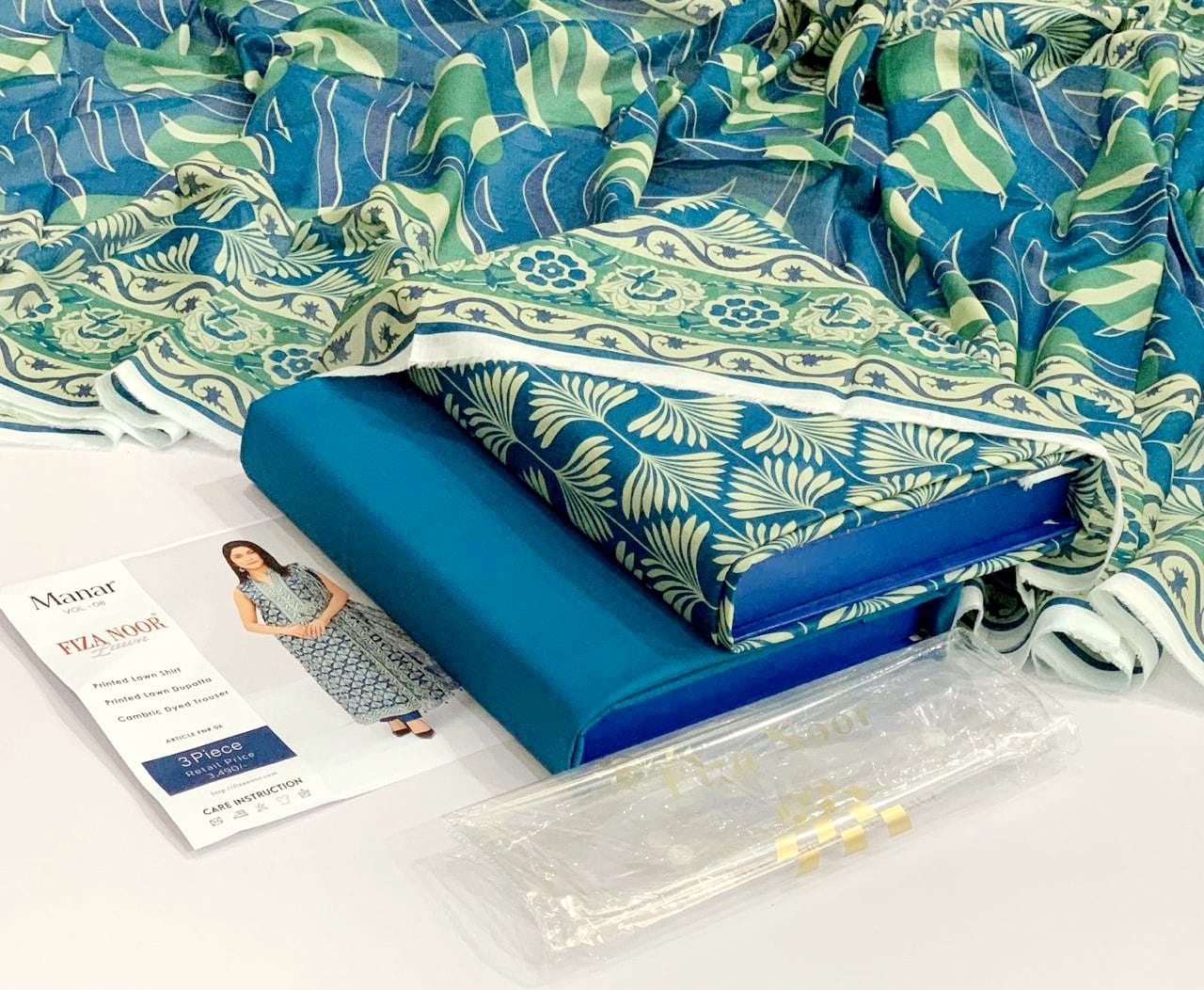 Fiza Noor Original 3pc Printed Lawn Collection | IZM