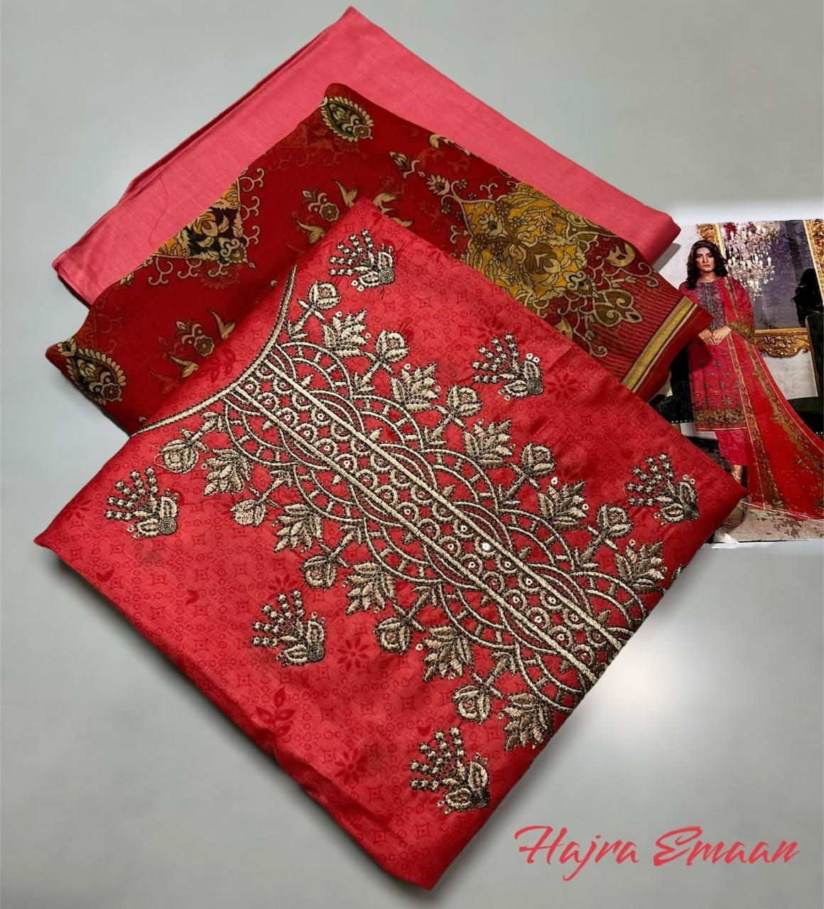 Fabric: Lawn Embroidered 3pc | IZM