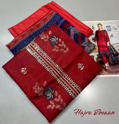 Fabric: Lawn Embroidered 3pc | IZM