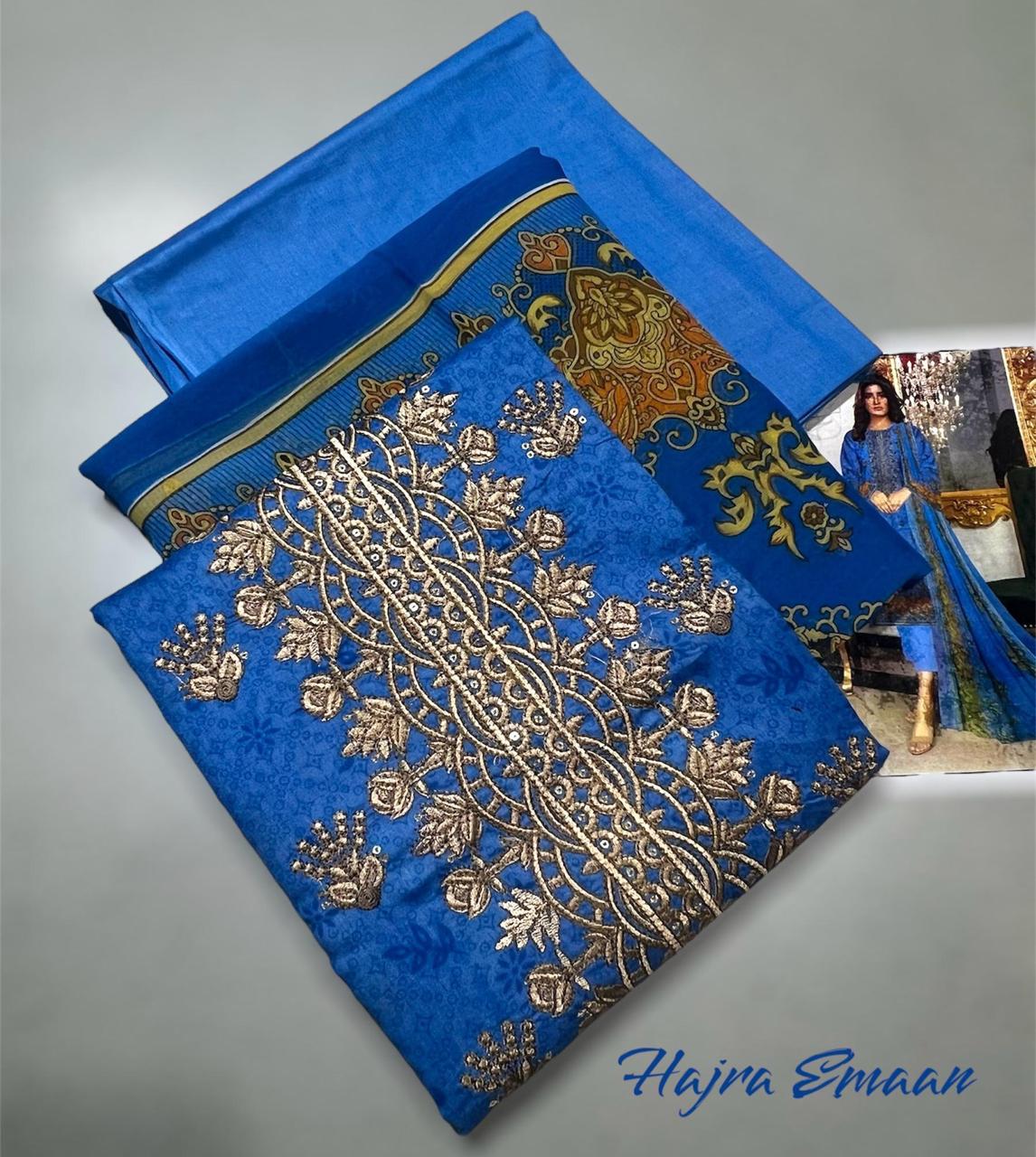 Fabric: Lawn Embroidered 3pc | IZM