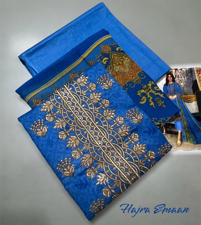 Fabric: Lawn Embroidered 3pc | IZM
