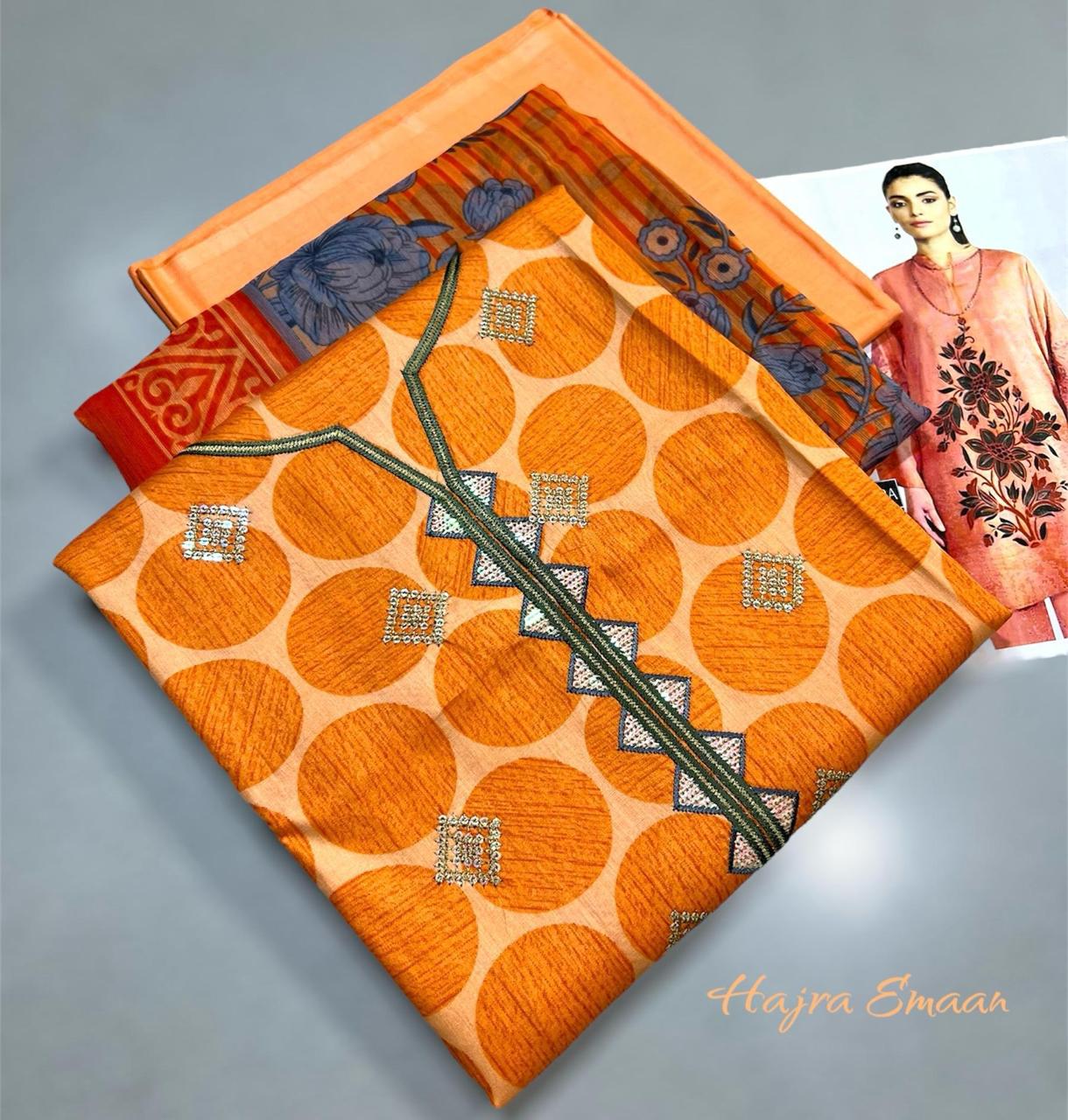 Fabric: Lawn Embroidered 3pc | IZM