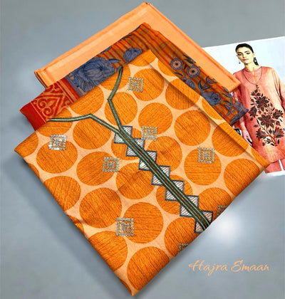 Fabric: Lawn Embroidered 3pc | IZM