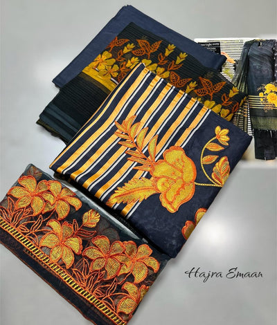 Fabric: Lawn Embroidered 3pc | IZM
