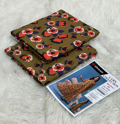 ALKARAM STUDIO 2pcs print lawn | IZM