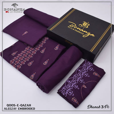 3pc Embriodery Fabric Dhanak | IZM