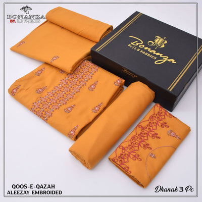 3pc Embriodery Fabric Dhanak | IZM