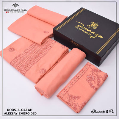 3pc Embriodery Fabric Dhanak | IZM